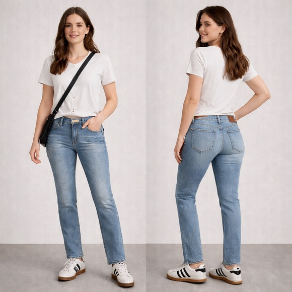 MADEWELL High-Rise Ankle Straight Mom-Style Jeans 👖✨ Size 27 - Picture 15 of 15